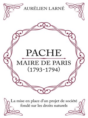 cover image of Pache maire de Paris (1793-1794)